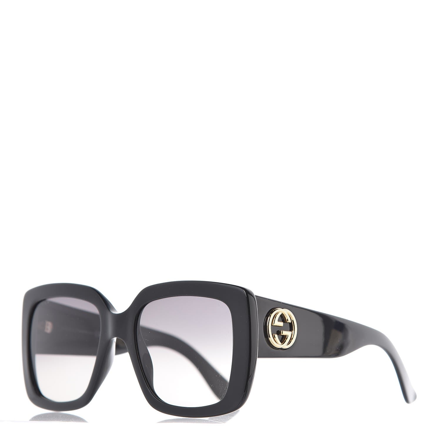 Gucci Acetate Square Frame Sunglasses GG3814S Black 1 of 8
