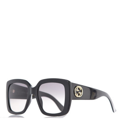Gucci Acetate Square Frame Sunglasses GG3814S Black 1 of 8