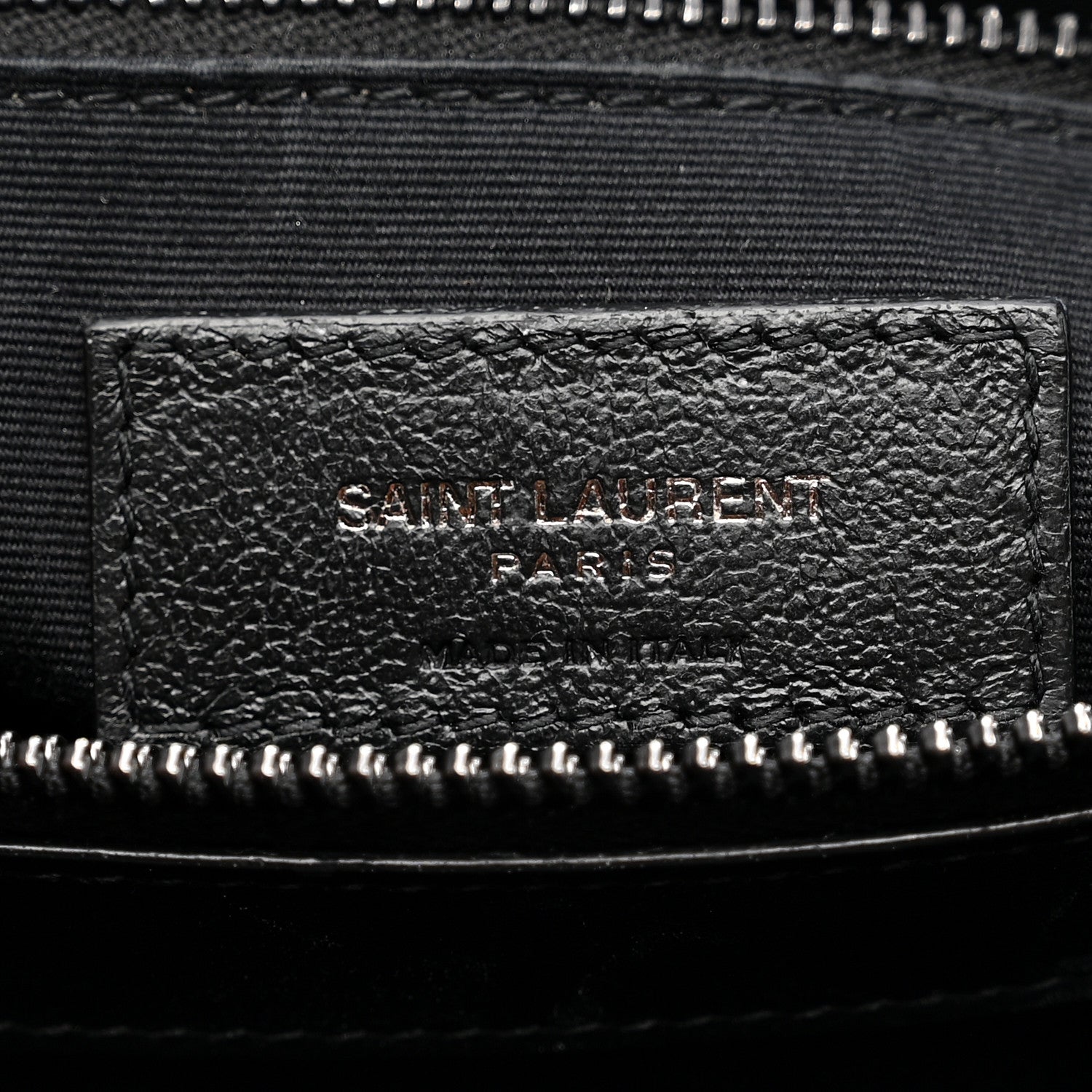 Saint Laurent Calfskin Y Quilted Monogram Monochrome Medium Loulou Chain Satchel Black Black 7 of 13