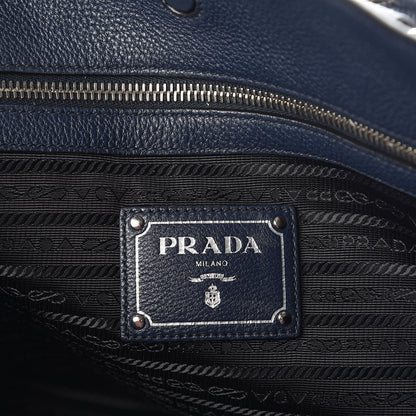 Prada Vitello Phenix Shopping Tote Baltico 6 of 8