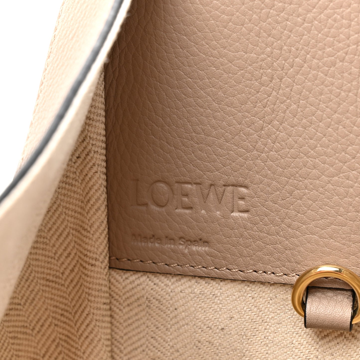 Calfskin Small Hammock Shoulder Bag Sand Mink