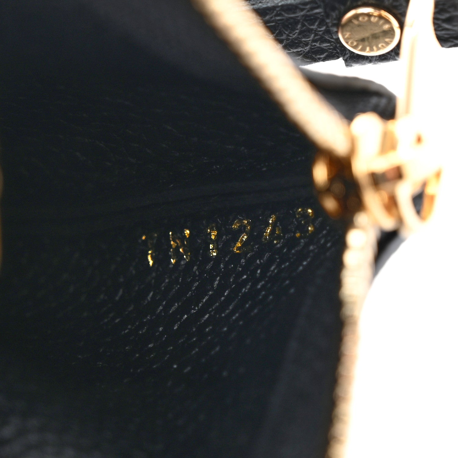 Louis Vuitton Empreinte Monogram Giant Key Pouch Black 7 of 7