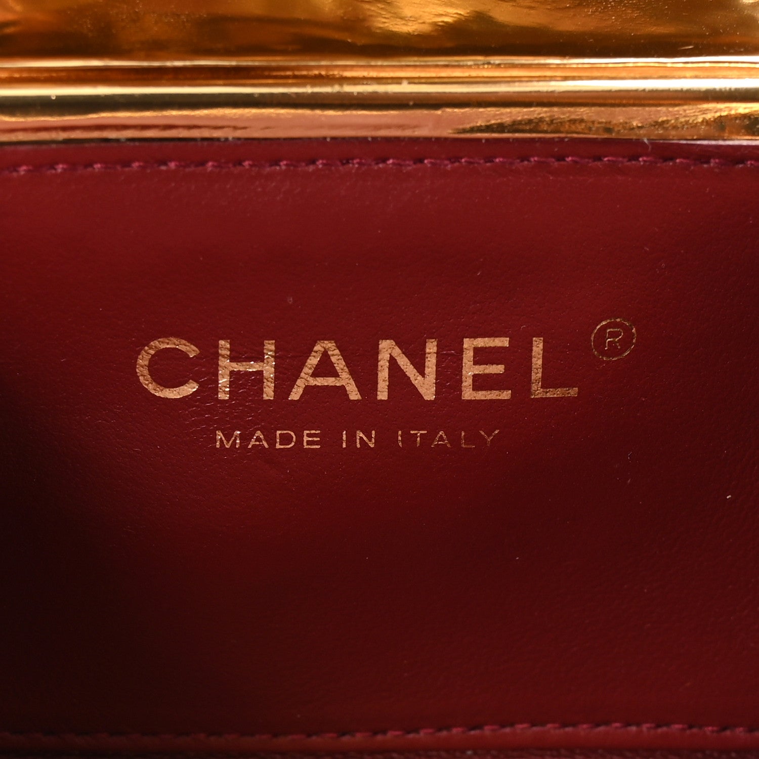 Chanel Metal 2.55 Small Minaudiere Crossbody Gold 6 of 10