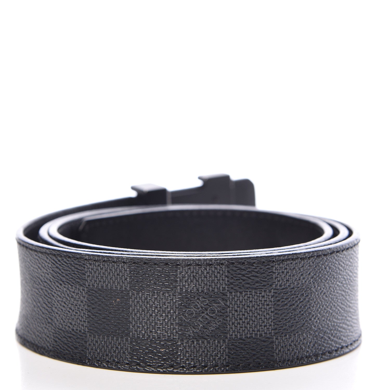 Louis Vuitton Damier Graphite LV Initiales Belt 100 40 3 of 9