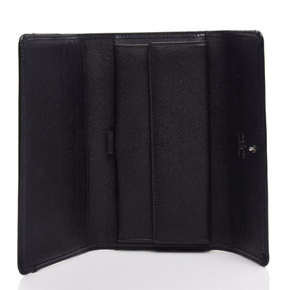 Louis Vuitton Epi Porte Tresor International Wallet Black 5 of 8