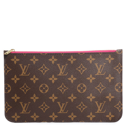 Louis Vuitton Monogram Neverfull MM GM Pochette Pivoine 1 of 8