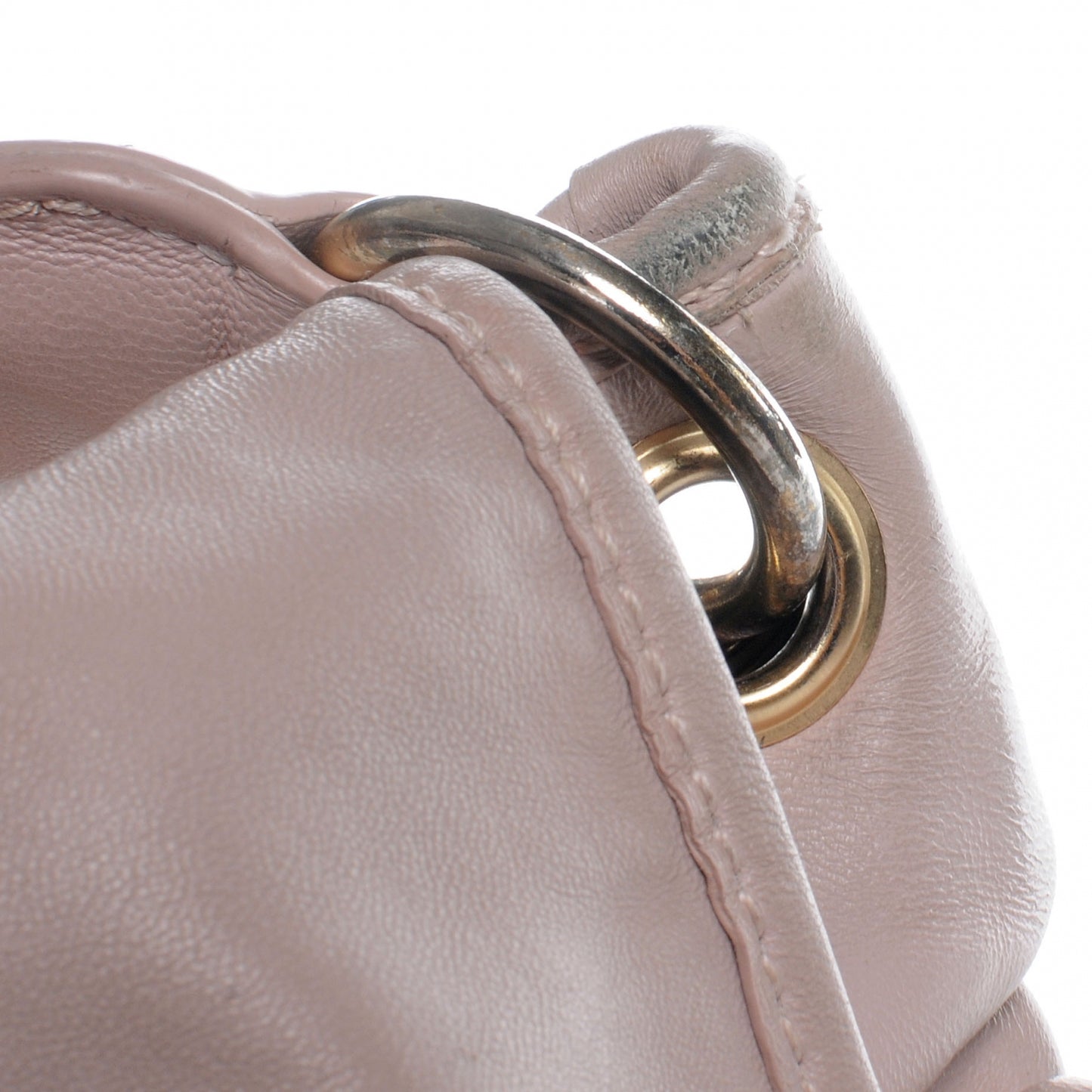 Lux Leather Matelasse Coffer Deserto