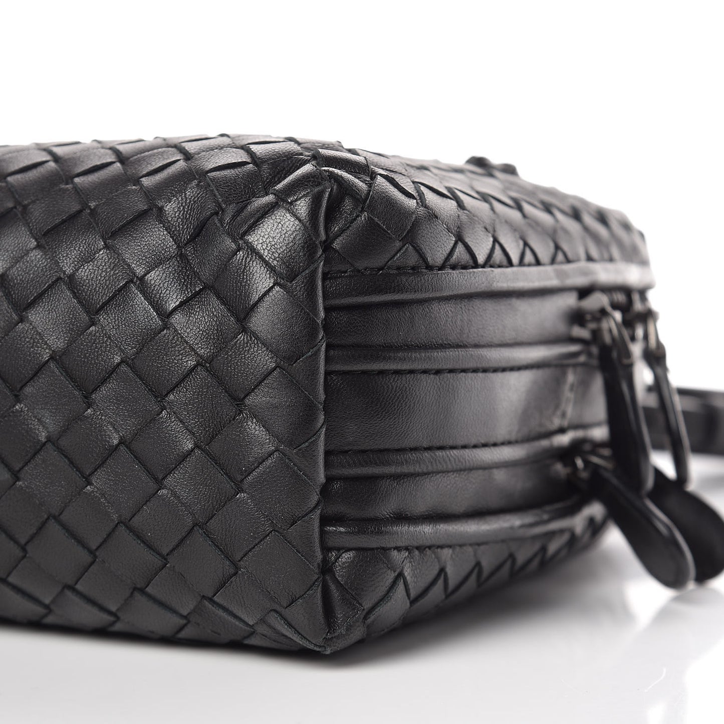 Nappa Intrecciato Nodini Bag Black