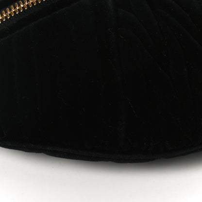 Miu Miu Velvet Matelasse Belt Bag Black 10 of 12