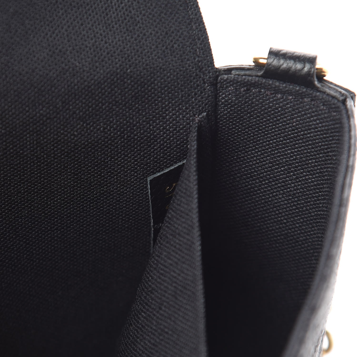 Louis Vuitton Empreinte Pochette Felicie Chain Wallet Black 9 of 11