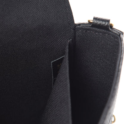 Louis Vuitton Empreinte Pochette Felicie Chain Wallet Black 9 of 11