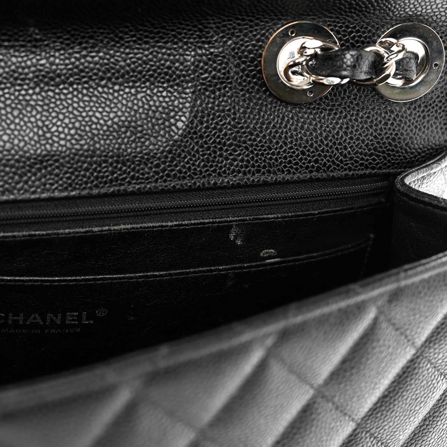 Chanel Caviar Jumbo Single Flap Black 15 of 15