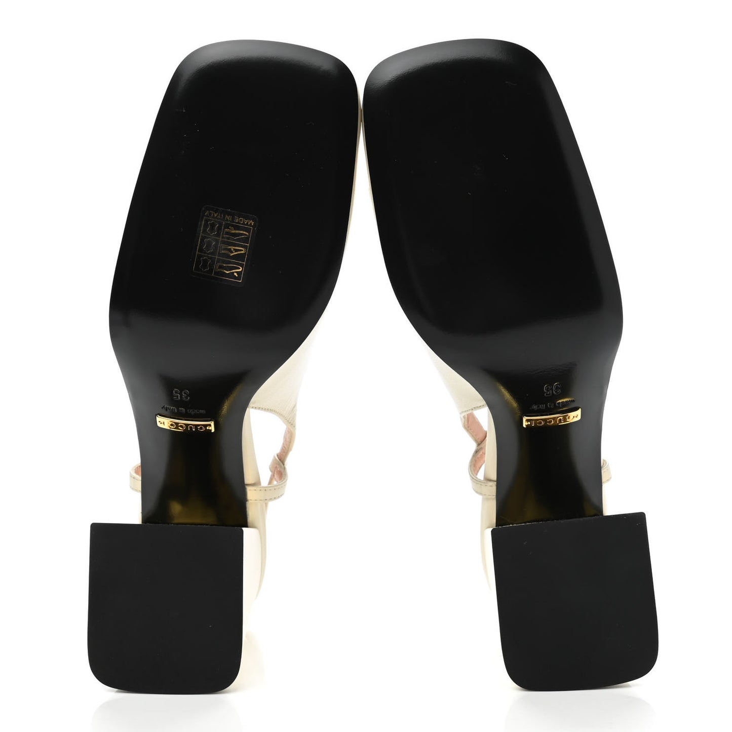 Malaga Kid Horsebit 75mm Slingback Pumps 35 Mystic White