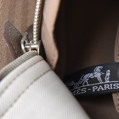 Hermes Toile Buffle Skipper TouTou Pet Carrier Etoupe 12 of 13