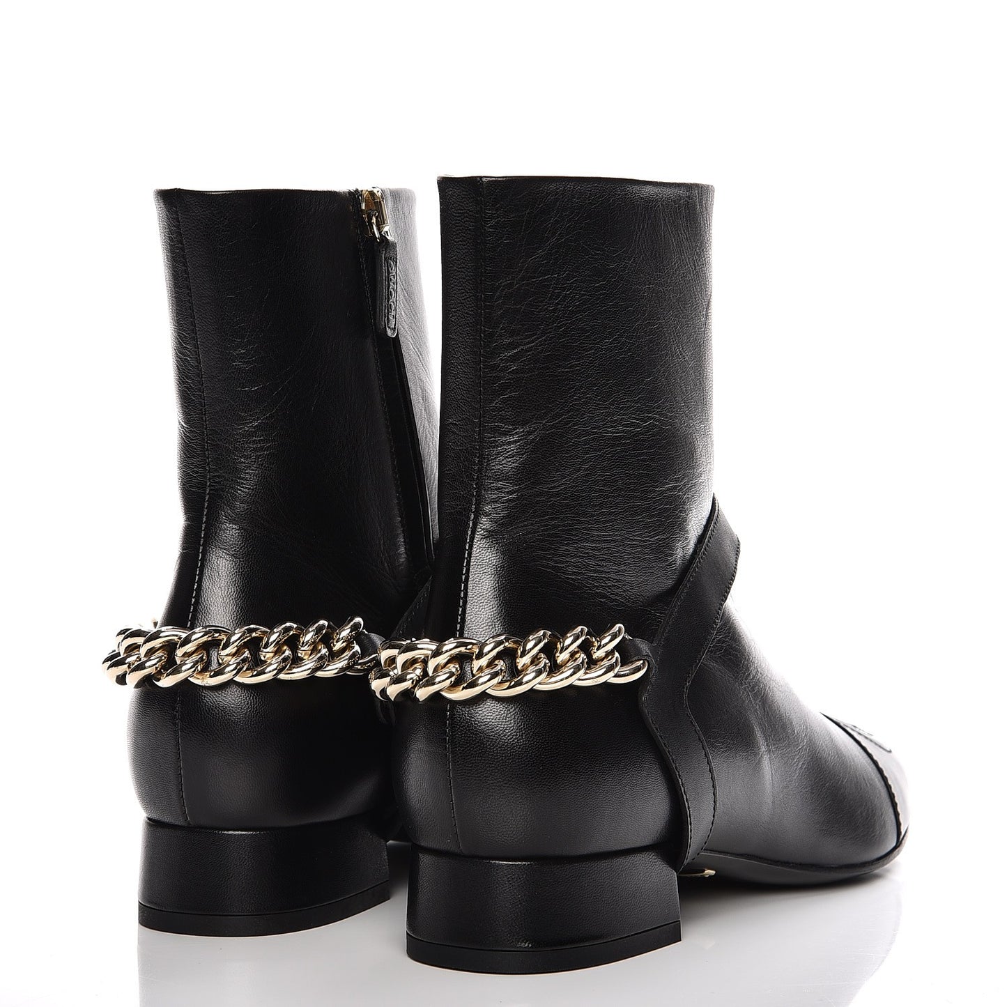 Calfskin Soho Boot 38.5 Nero Black