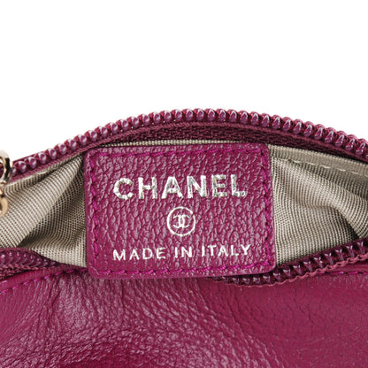Chanel Goatskin CC Jacket Embossed Coin Purse Light Purple 6 of 7