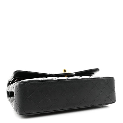 Chanel Lambskin Quilted Medium Double Flap Black 3 of 11