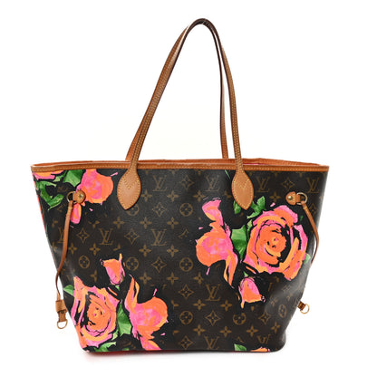 Louis Vuitton Monogram Roses Neverfull MM 1 of 11
