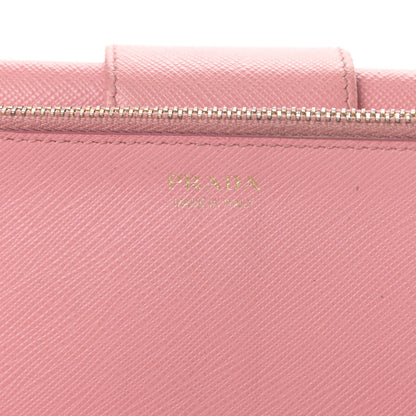 Prada Saffiano Metal Tab Wallet Petalo 6 of 11