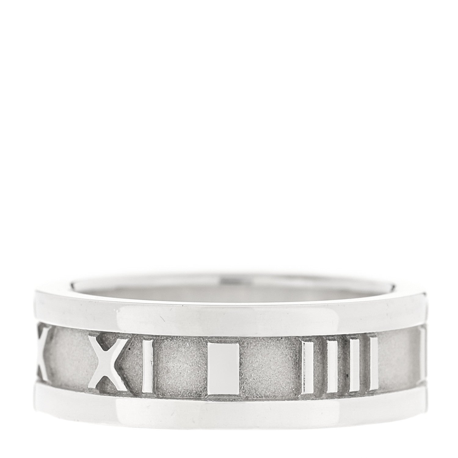 Tiffany Sterling Silver Atlas Ring 50 5.5 3 of 4