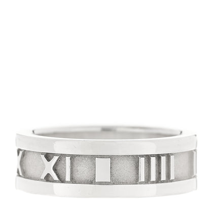 Tiffany Sterling Silver Atlas Ring 50 5.5 3 of 4