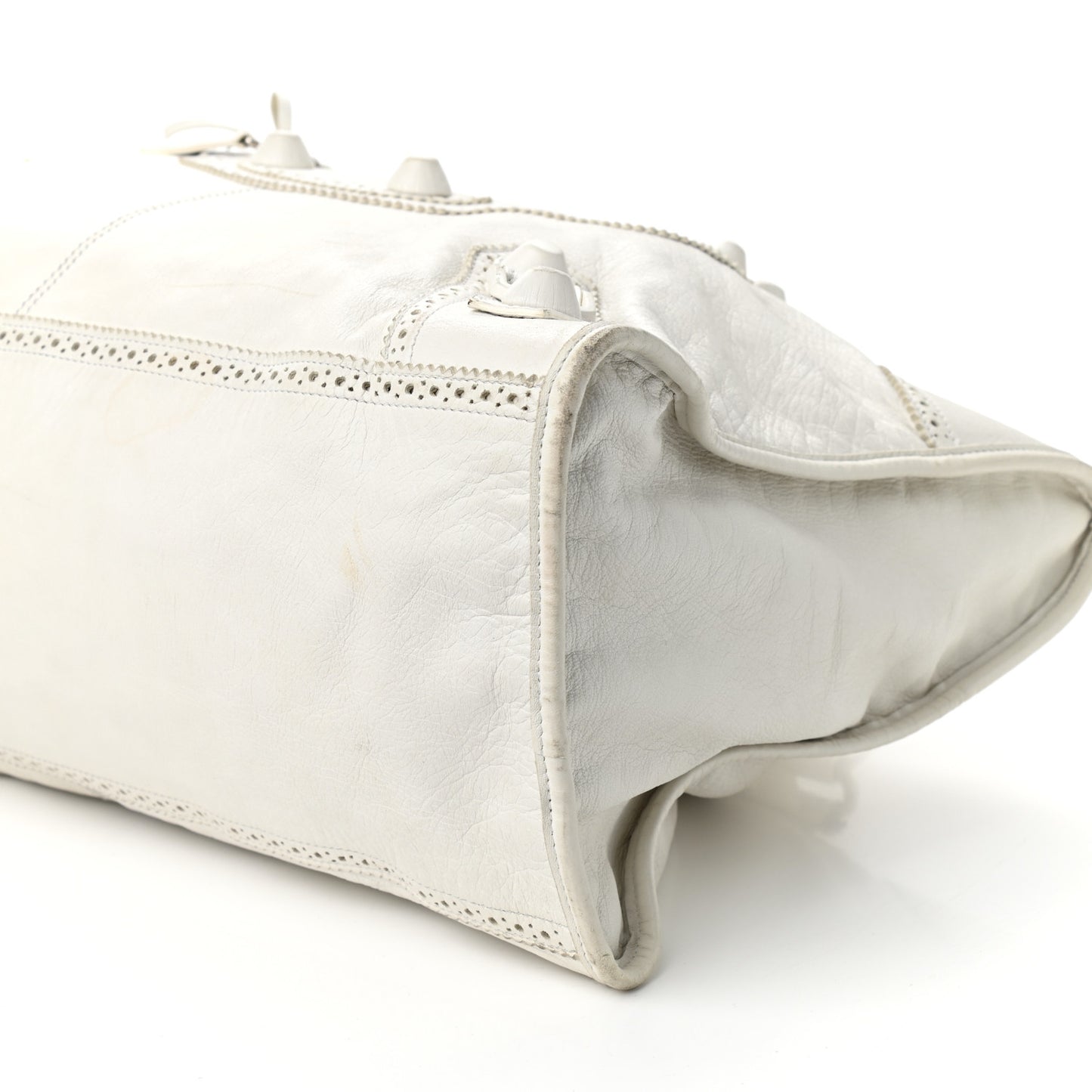 Agneau Giant Brogues Hardware Work White Light