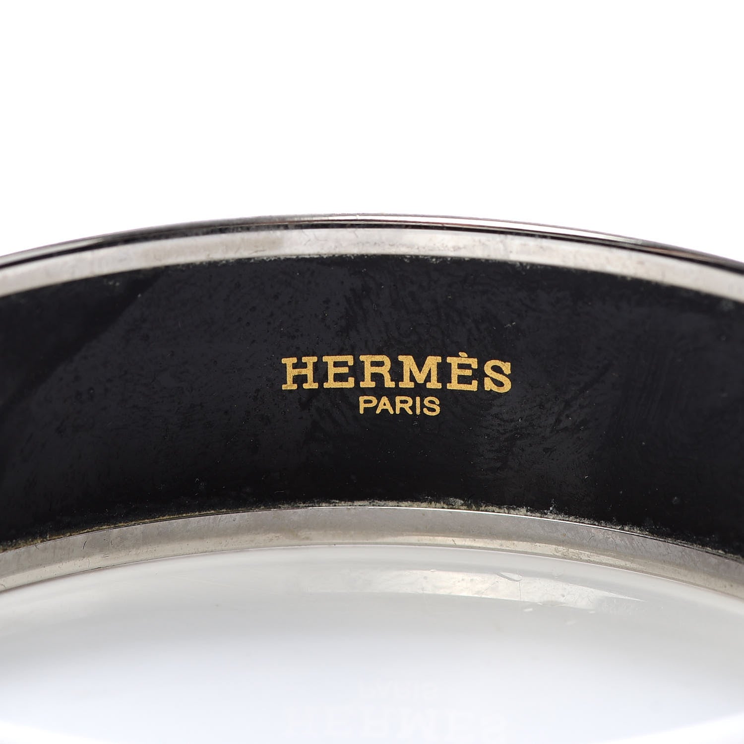 Hermes Enamel Printed Confettis D'Ex Libris Wide Bracelet 70 Multicolor 4 of 6