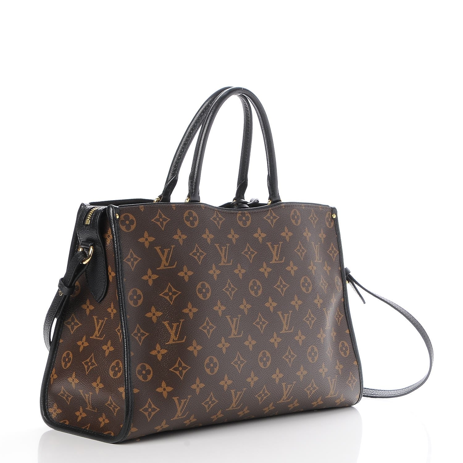 Louis Vuitton Monogram Popincourt MM Black 4 of 9