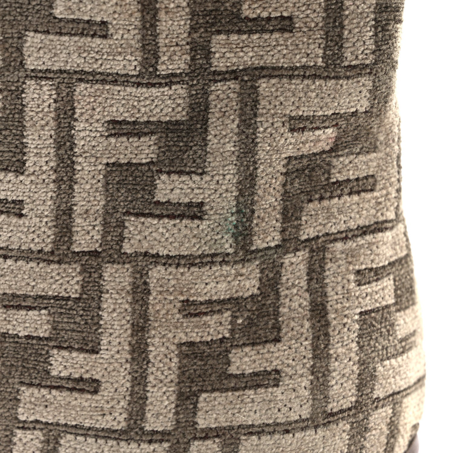 Fendi Chenille Jacquard FF 110mm Knee Boots 37 Tortora Nuvola 8 of 8