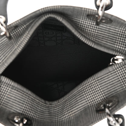 Christian Dior Patent Canvas Medium Lady Dior Black 5 of 9