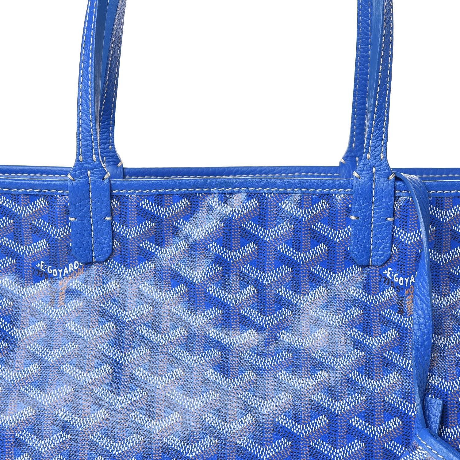 Goyard Goyardine Sac Hardy Pet Carrier PM Sky Blue 8 of 10