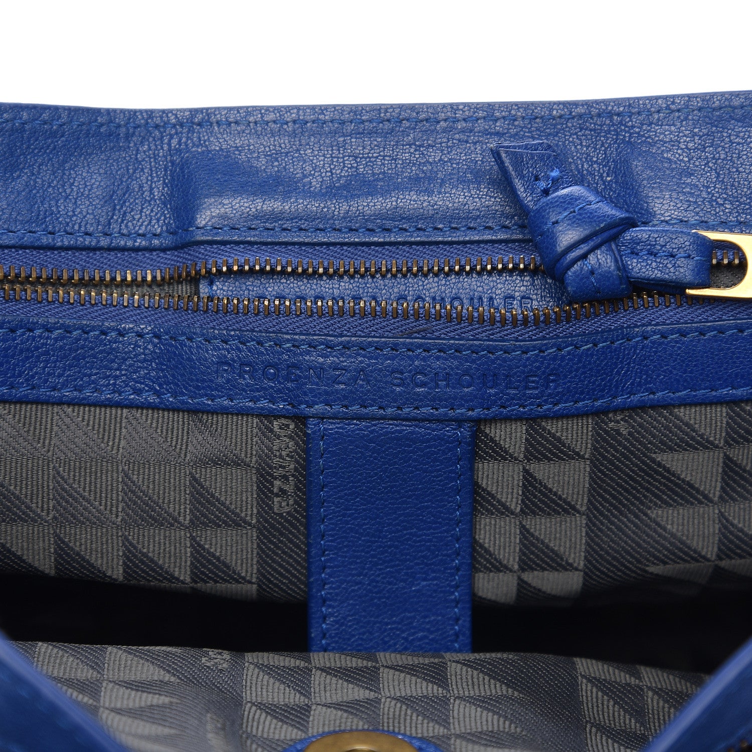 Proenza Schouler Lambskin Medium PS1 Satchel Royal Blue 5 of 11