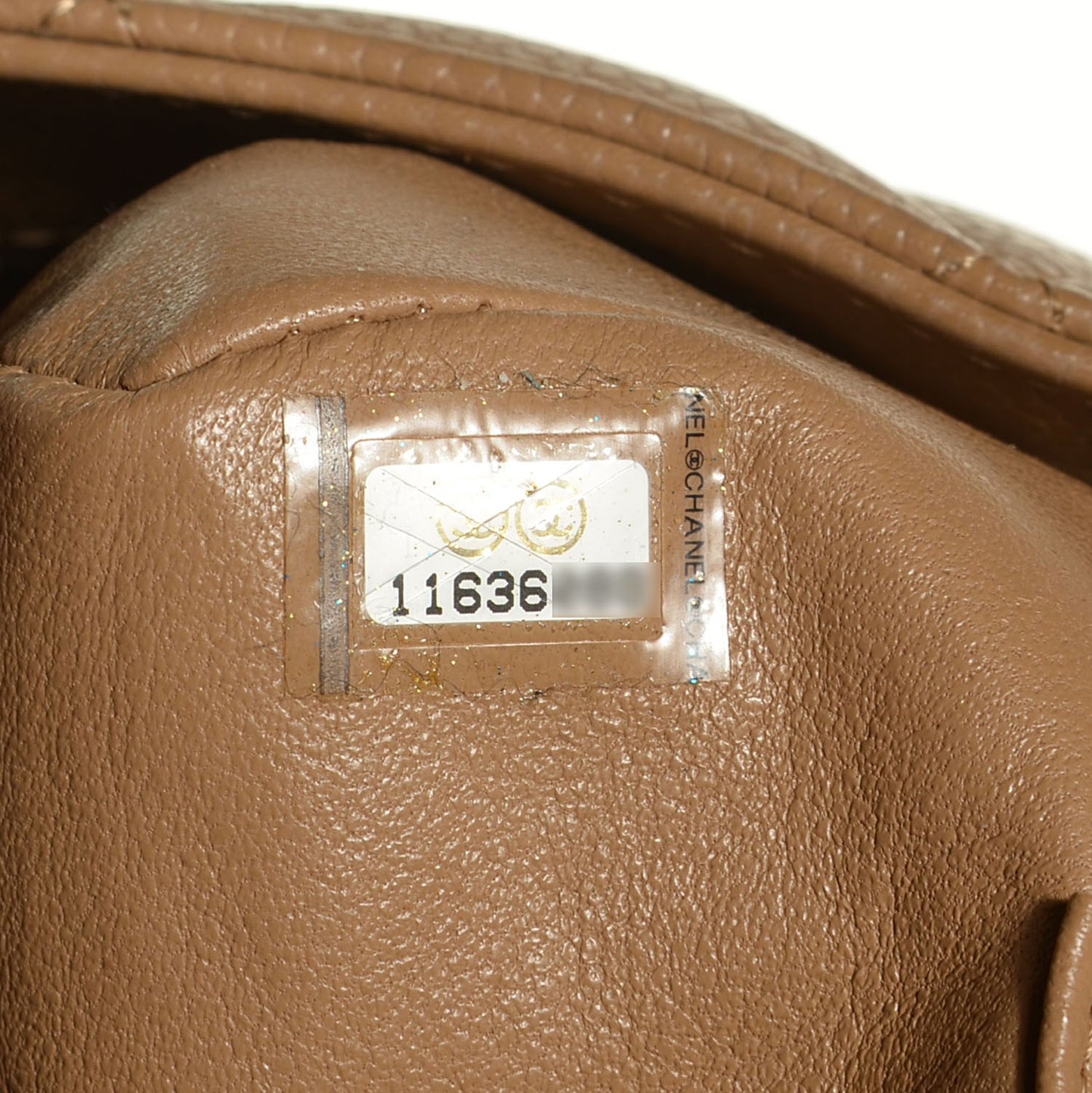 Caviar Quilted Medallion Tote Beige