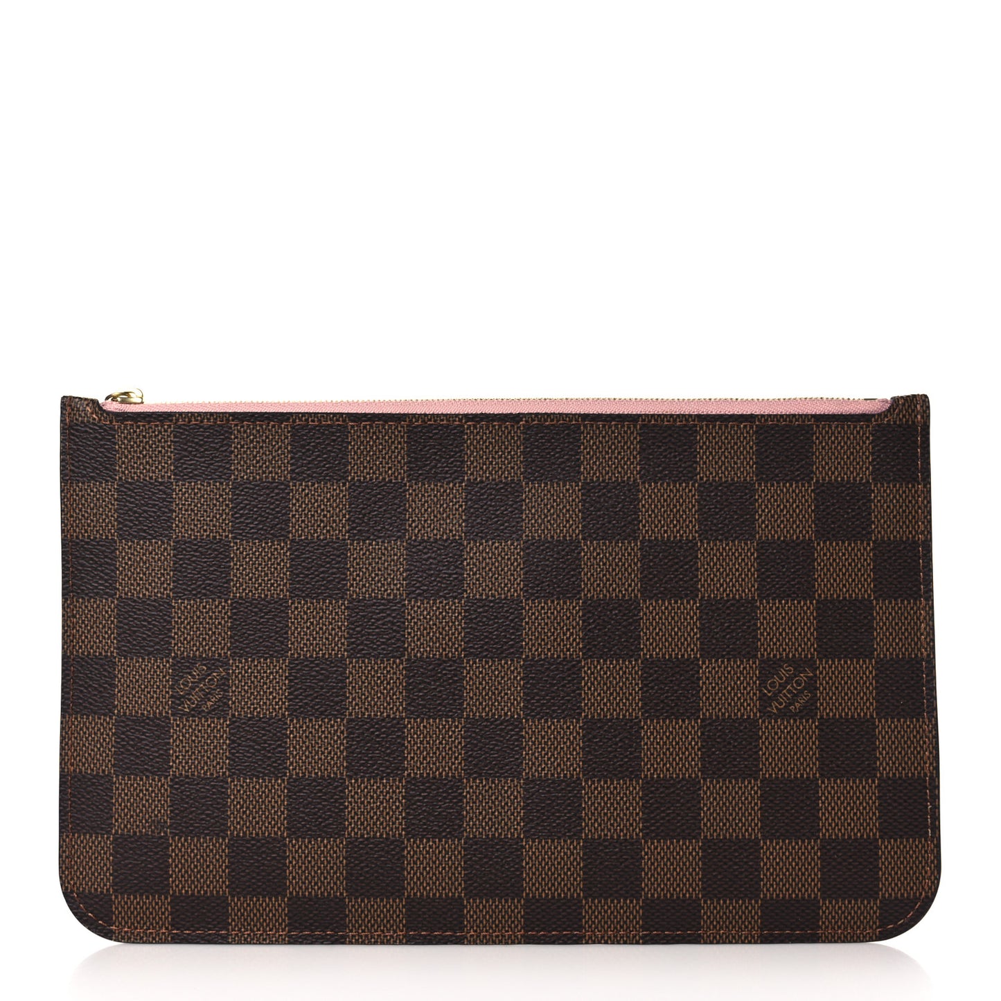 Damier Ebene Neverfull MM GM Pochette Rose Ballerine