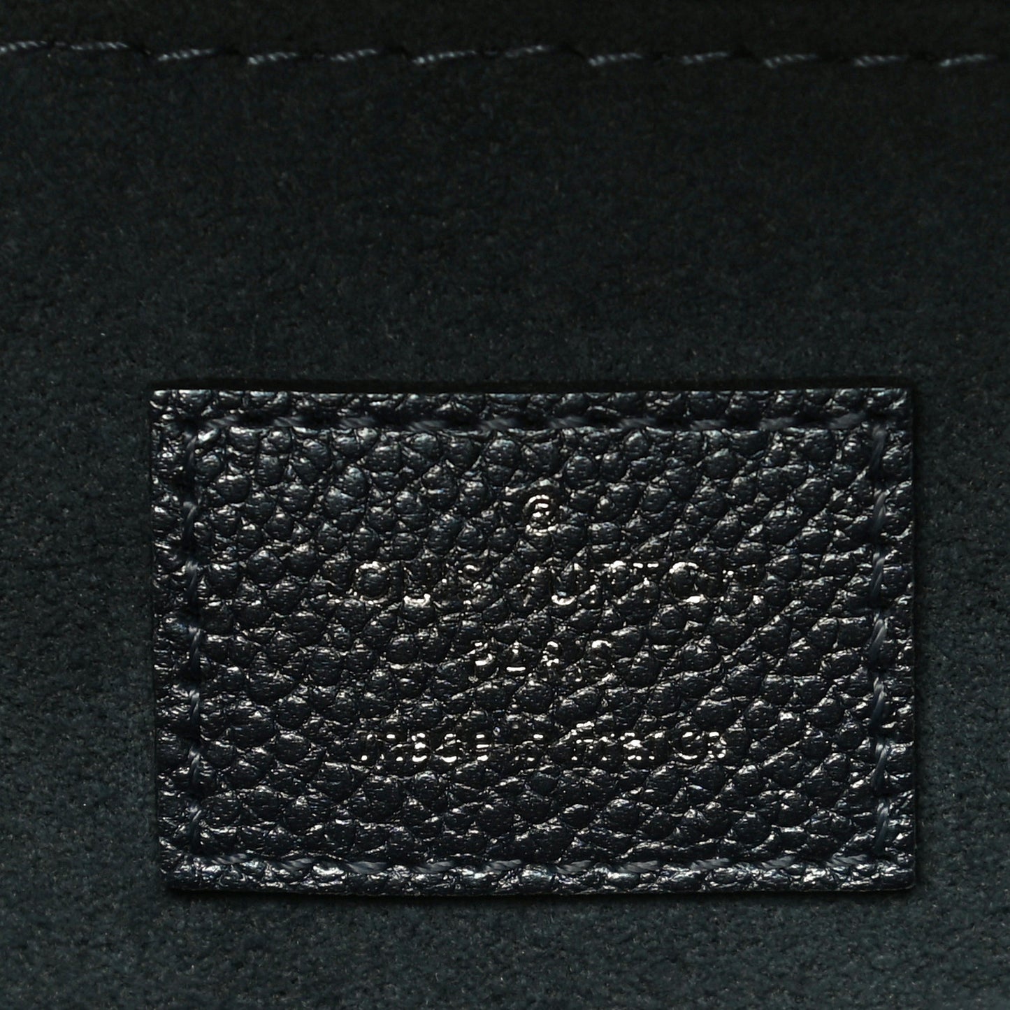Metallic Empreinte Monogram Giant Pochette Metis Navy Nacre