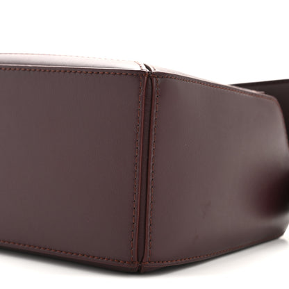 Loewe Calfskin Small Woven Puzzle Bag Dark Burgundy 10 of 13