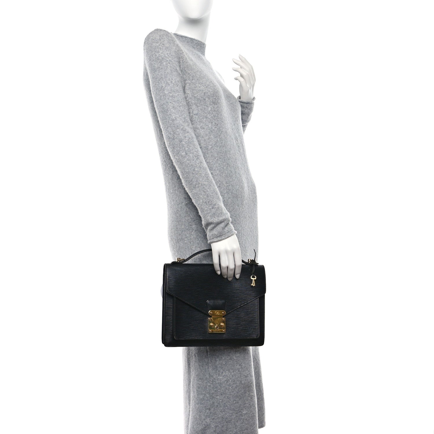 Louis Vuitton Epi Monceau Black 2 of 8
