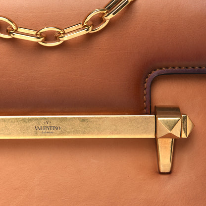 Valentino Garavani Calfskin Small Uptown Shoulder Bag Bright Cognac 11 of 11