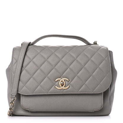 Chanel Caviar Quilted Large Business Affinity Flap Grey 1 of 23