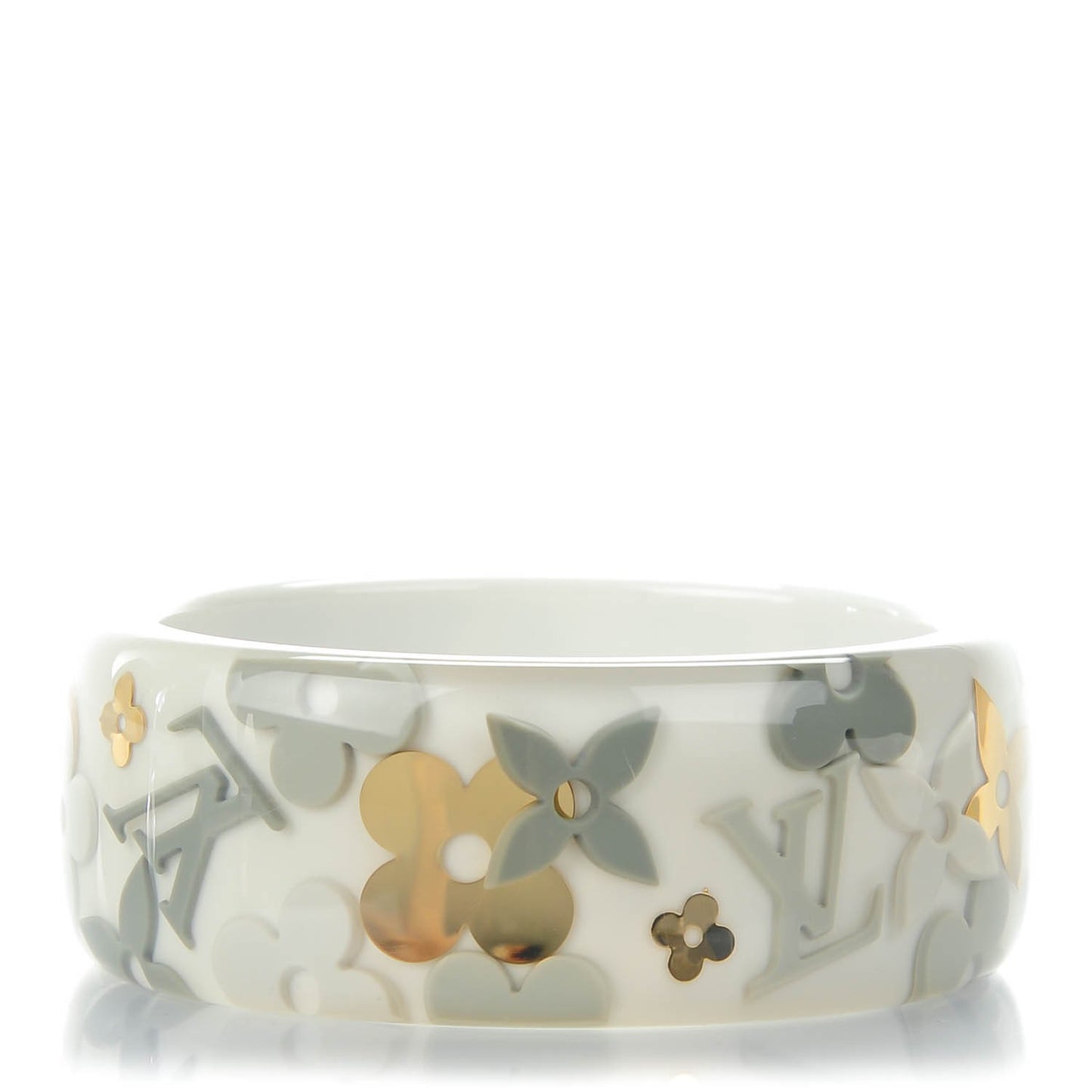 Resin Farandole Bracelet Medium Silver