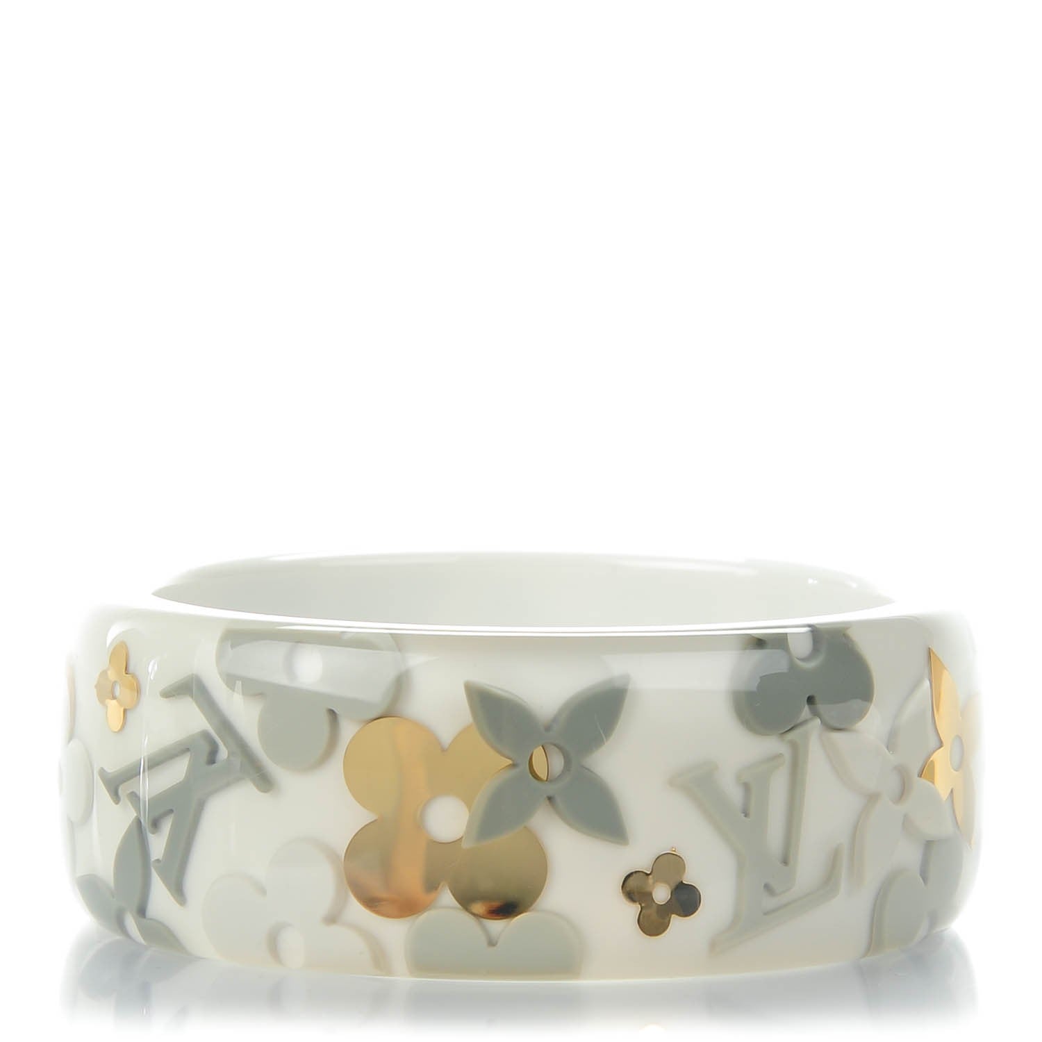 Louis Vuitton Resin Farandole Bracelet Medium Silver 1 of 4
