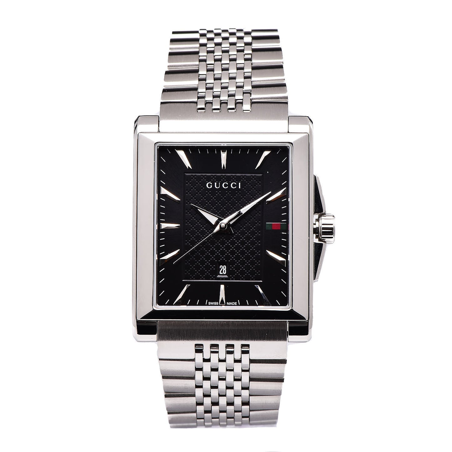 Stainless Steel 32mm G-Timeless Tank Quartz Watch Black