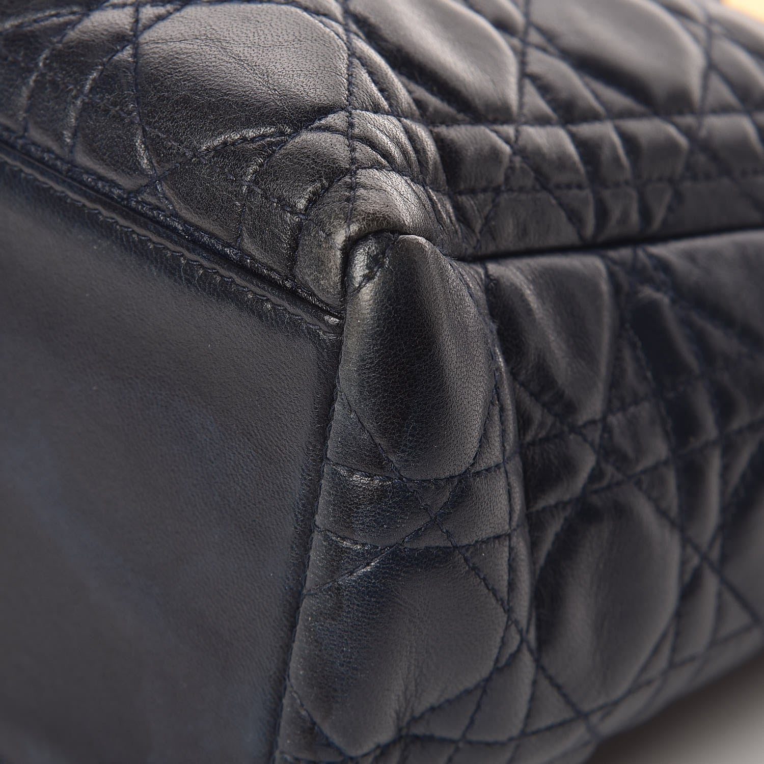 Christian Dior Lambskin Cannage Medium Lady Dior Indigo Blue 14 of 18