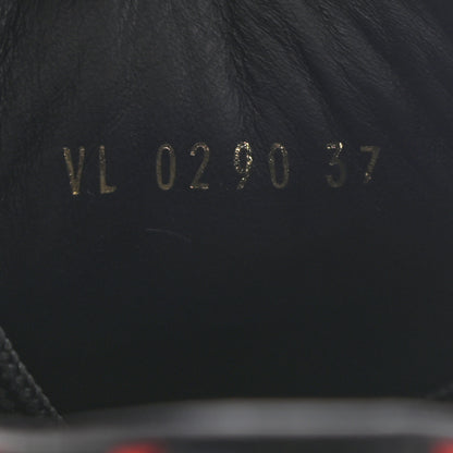 Louis Vuitton X UF Calfskin Tufted Monogram Stellar Sneakers 37 Black Red 8 of 8