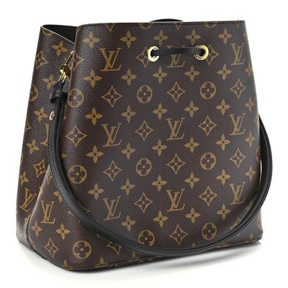 Louis Vuitton Monogram Neonoe MM Black 3 of 8