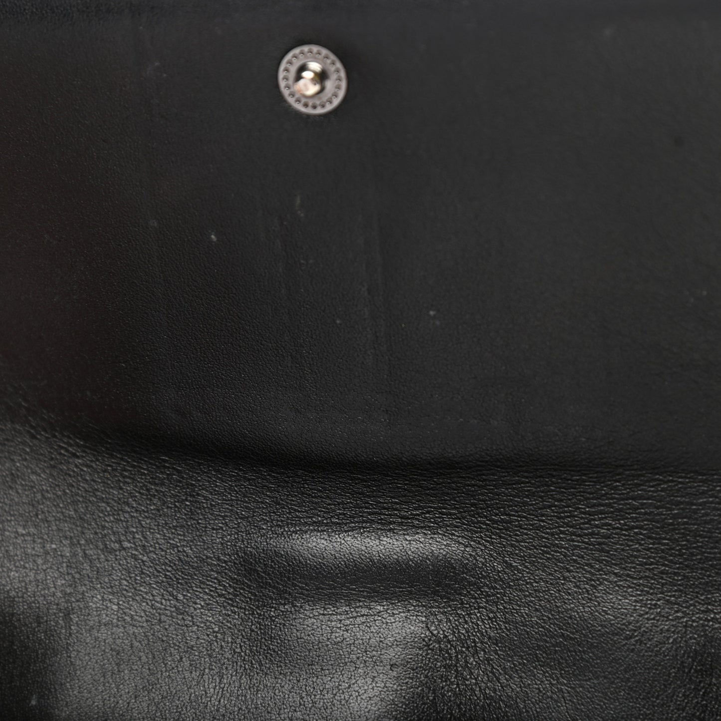 Patent Supernova Check Compact Wallet Black