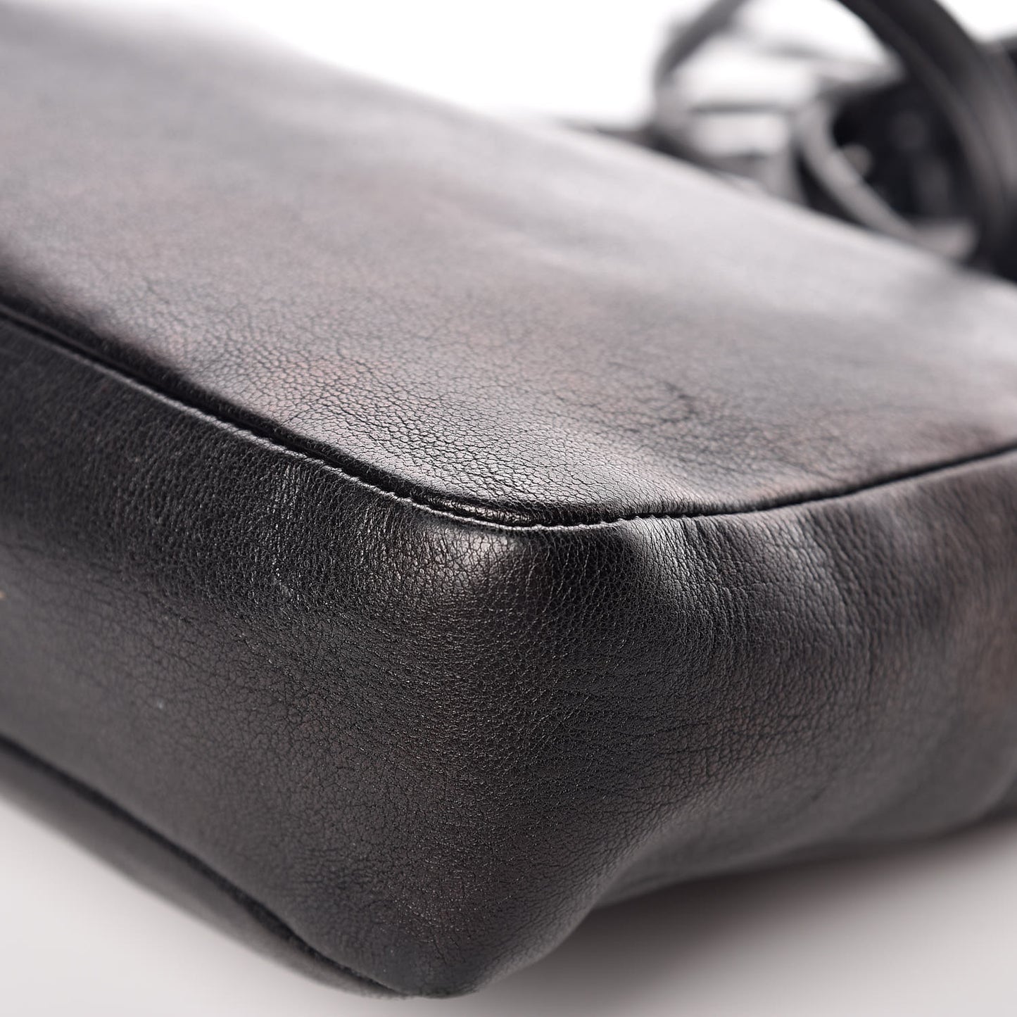Lambskin Monogram Small Lou Camera Bag Black