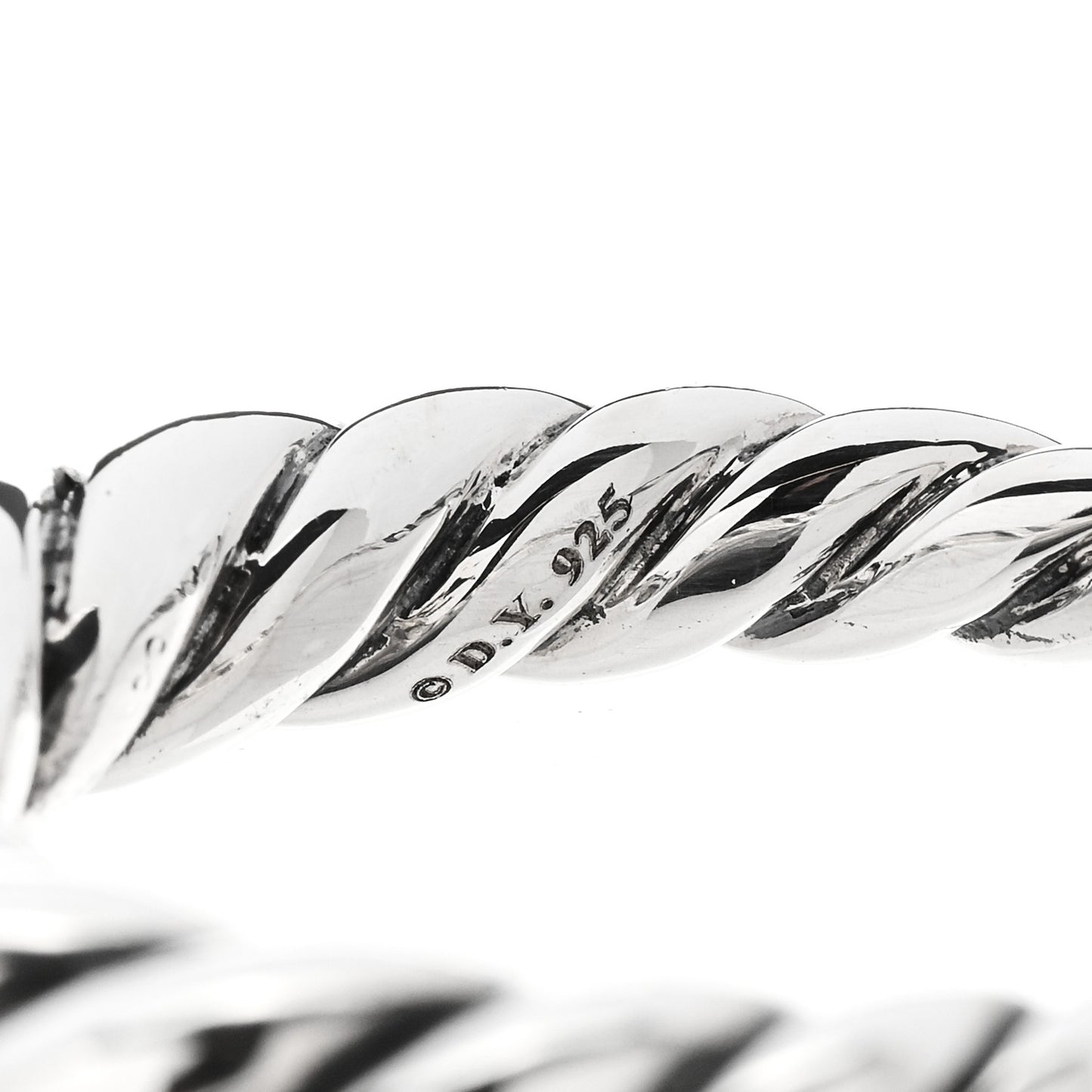 Sterling Silver 5mm Pure Form Set of 2 Stack Rings 58 8.25