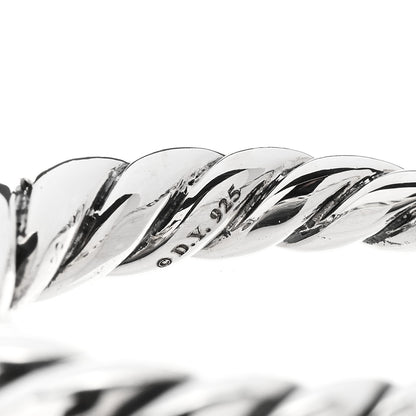 David Yurman Sterling Silver 5mm Pure Form Set of 2 Stack Rings 58 8.25 5 of 6