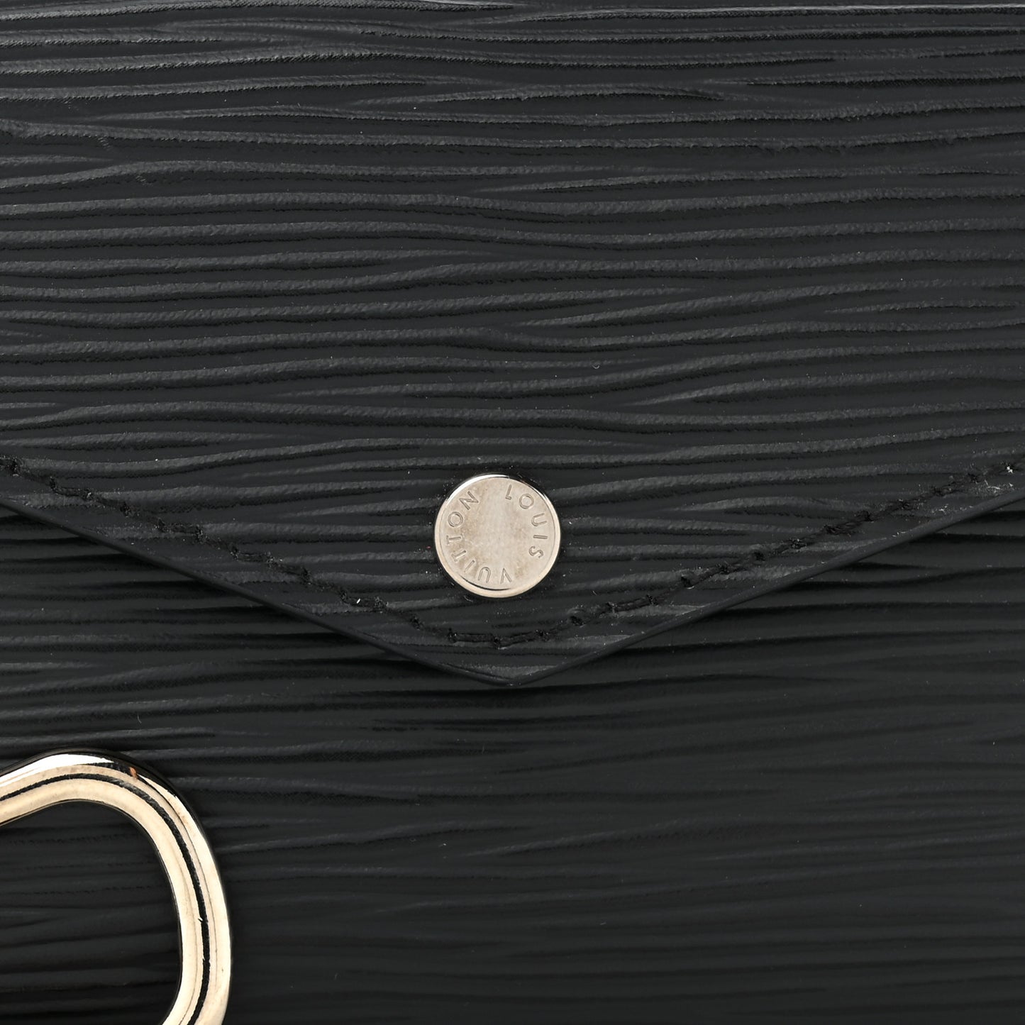 Epi Key Pouch Noir